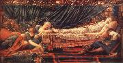 Burne-Jones, Sir Edward Coley Sleeping Beauty oil painting artist